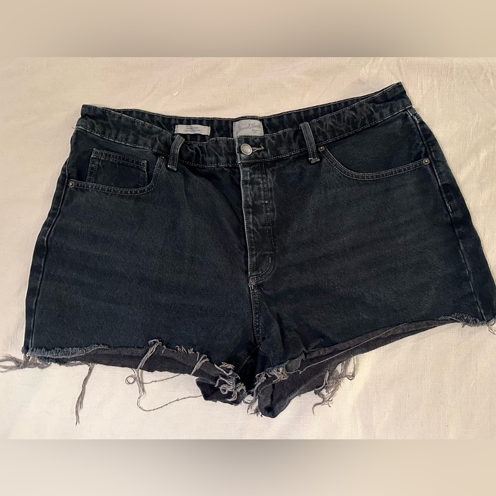 Denim Black Women's Shorts